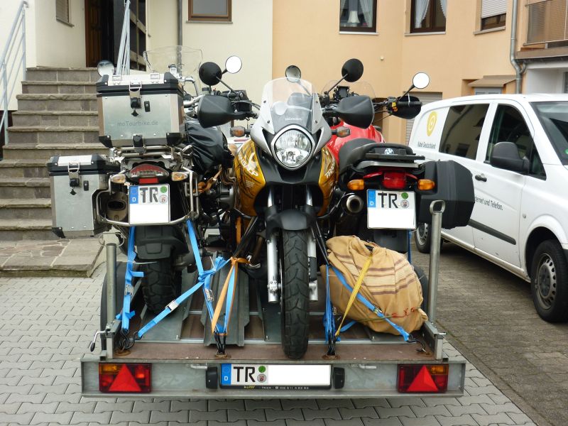  BMW R 1200 GS Adventure + BMW R 1100 GS + Honda XL 700 VA - Transalp