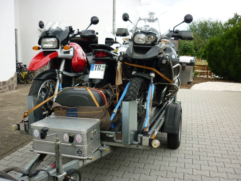  BMW R 1200 GS Adventure + BMW R 1100 GS + Honda XL 700 VA - Transalp